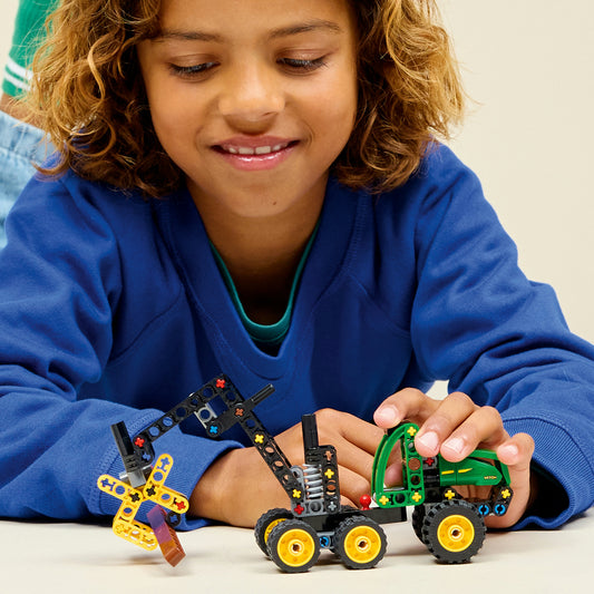 LEGO Technic John Deere 1470H Houtoogstmachine Voertuig Bouwpakket voor Kinderen 42218