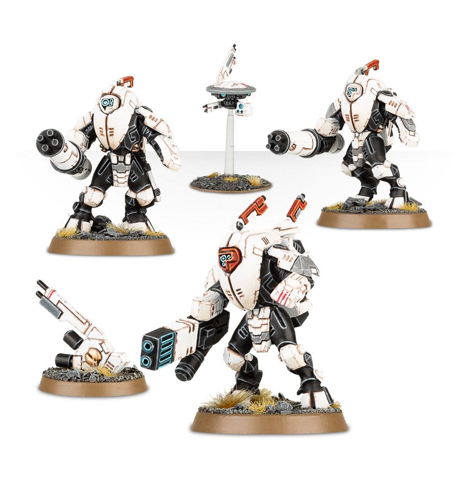Tau XV25 Stealth Battlesuits