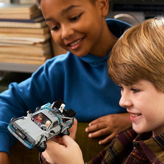 LEGO Speed Champions Tijdmachine uit Back to the Future Bouwpakket voor Kinderen 77256