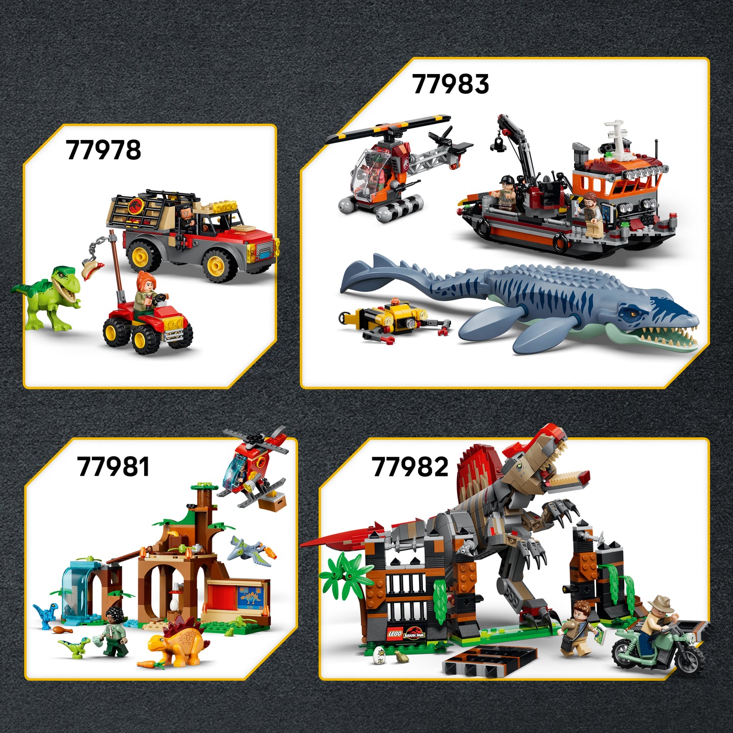 LEGO Jurassic World Babydinosaurus Pteranodon - Dinosaurus Speelgoed voor Kinderen vanaf 7 Jaar - Verstelbare Dino en Inktvis - Schattige Kinderkamer Decoratie - Cadeau voor Jongens en Meisjes 77977