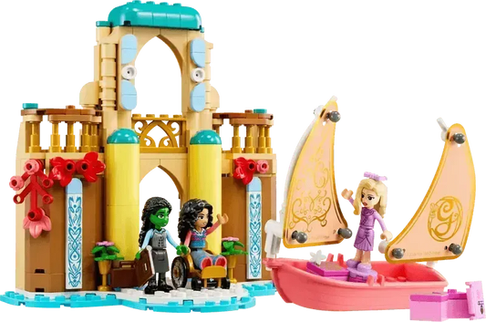 LEGO Glinda, Elphaba en Nessarose op Shiz University 75681 Wicked