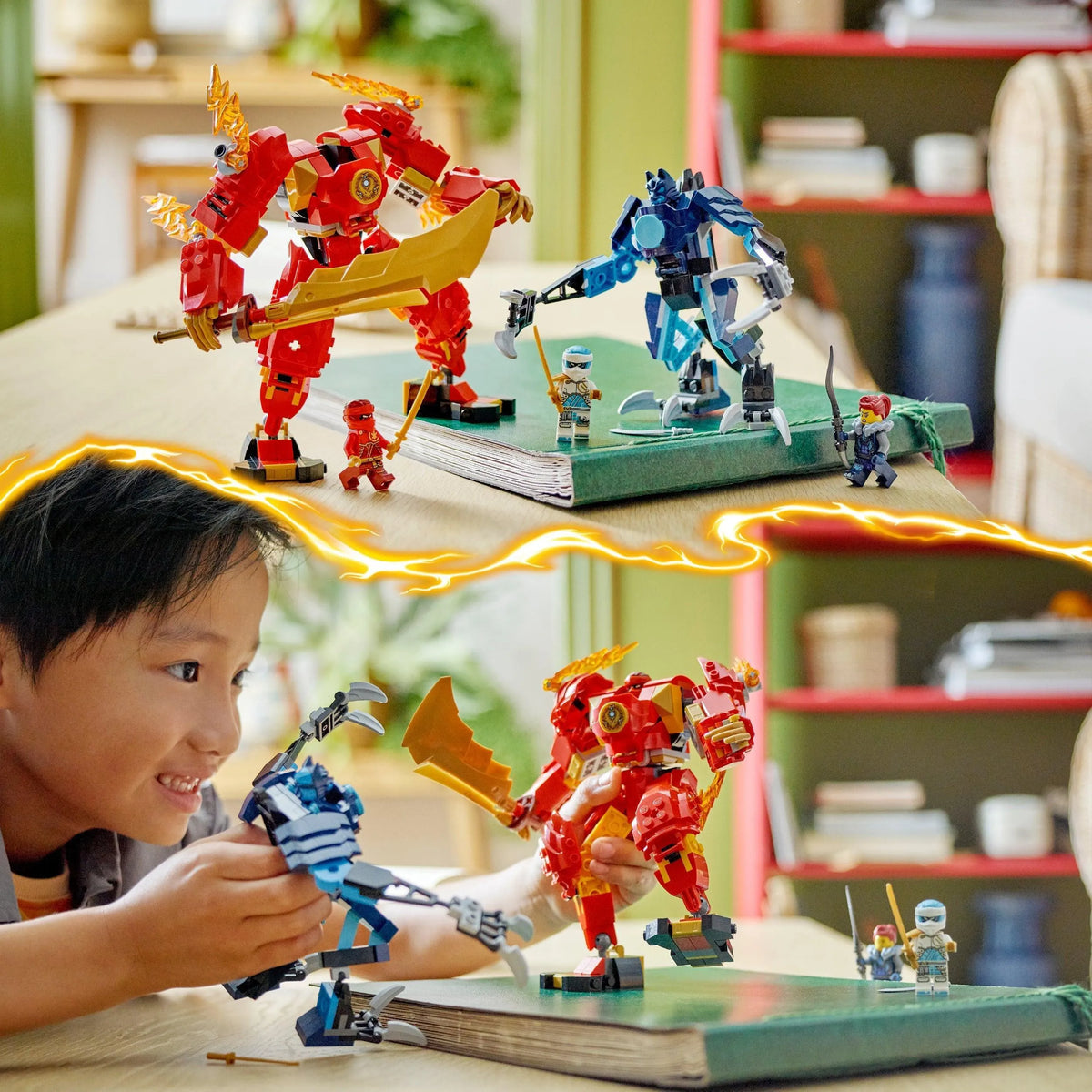 LEGO Kai's Elemental Fire Mech 71808 Ninjago LEGO Ninjago @ 2TTOYS | Official LEGO shop😊🥰 LEGO €. 29.99