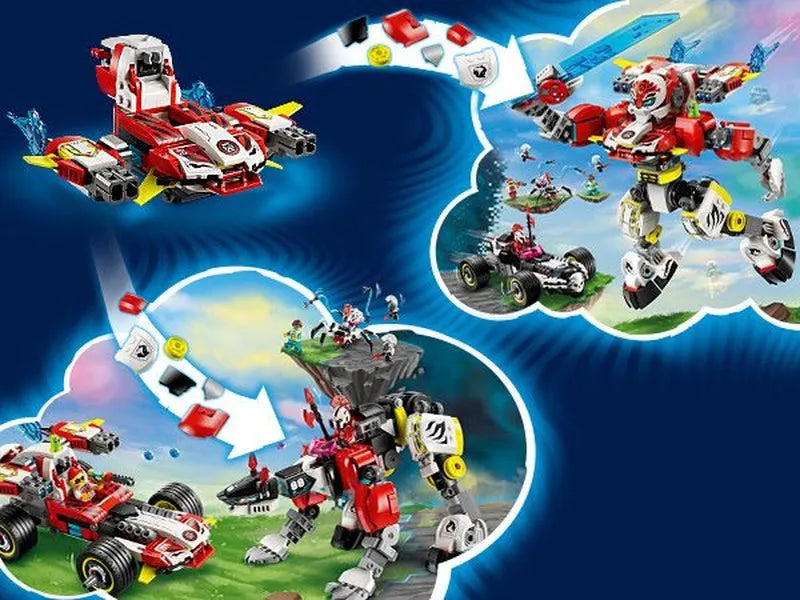 LEGO Cooper's Tiger Mech and Zero's HotRod 71497 Dreamzzz