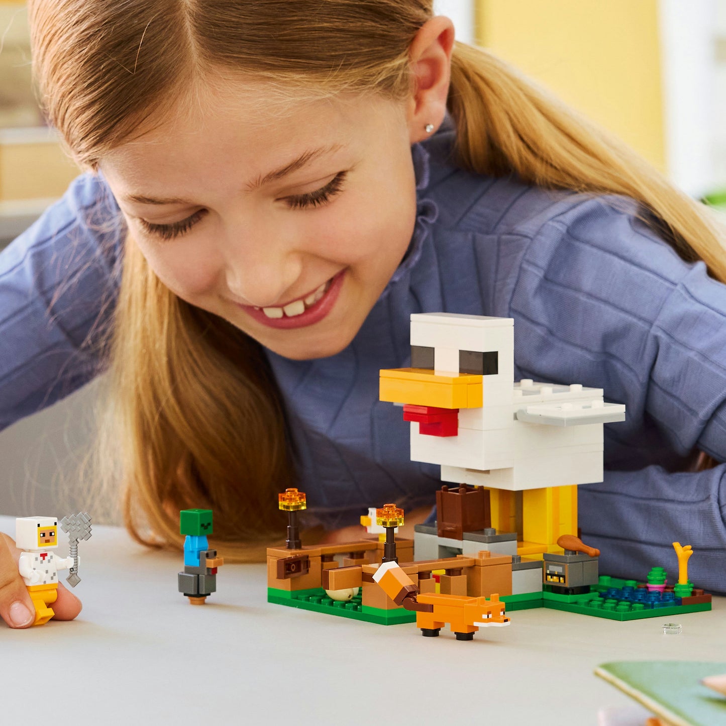 LEGO Minecraft Kippenboerderij Dieren Speelgoed voor Kinderen 21585