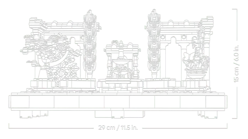 LEGO Garden with Fountain 10359 Icons