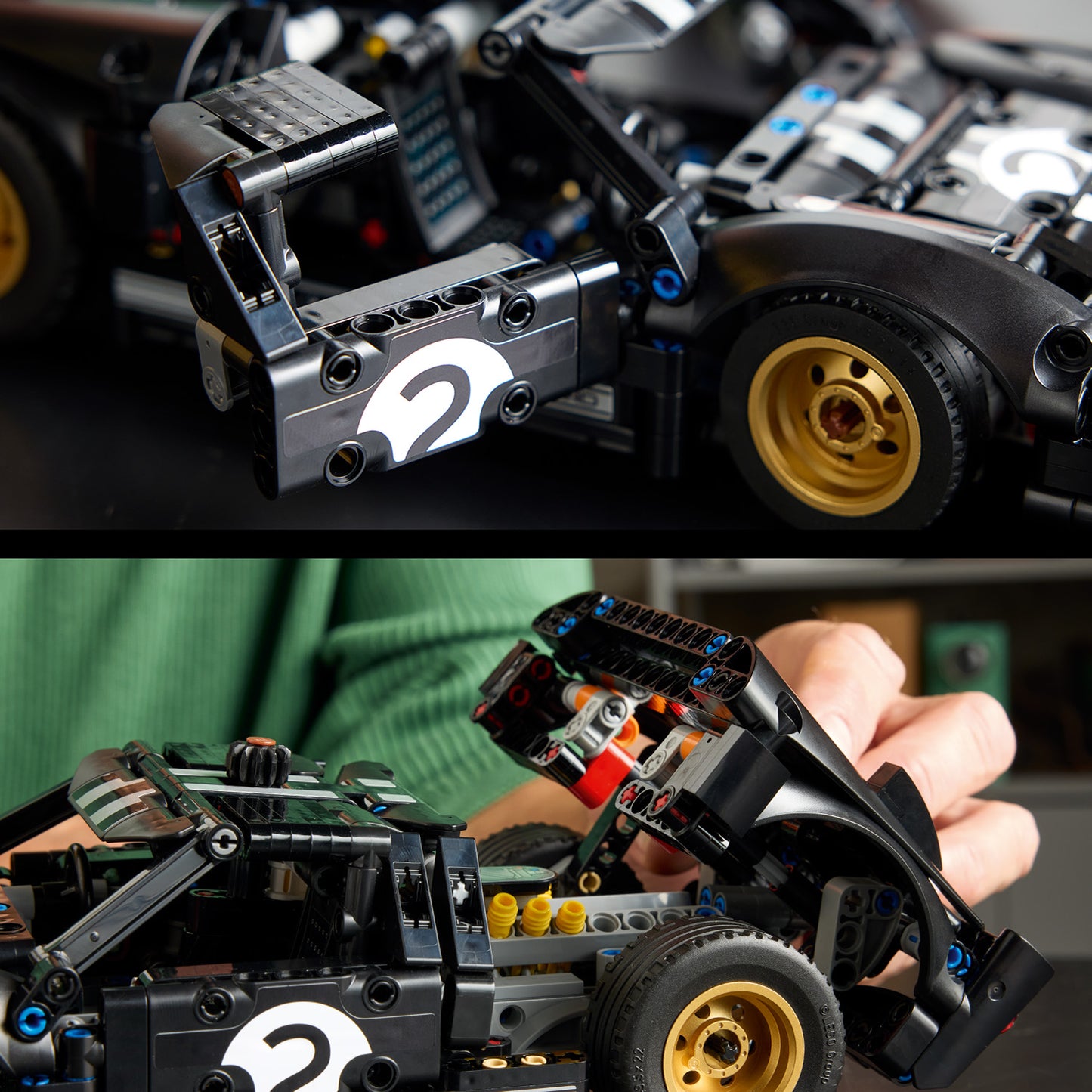 LEGO Technic 1966 Ford GT40 MKII Racewagen Vintage Auto Bouwpakket voor Volwassenen 42223