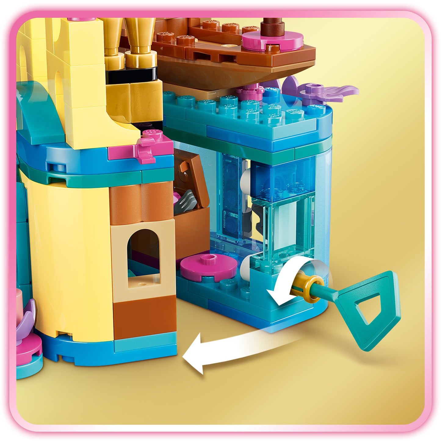 LEGO Disney Princess Ariëls Magische Minipaleis Kleine Zeemeermin Bouwpakket voor Kinderen 43285