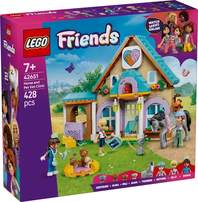 LEGO Paarden en dierenkliniek 42651 Friends