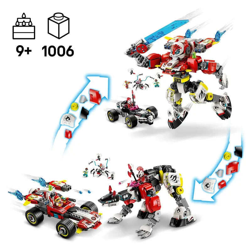 LEGO Cooper's Tiger Mech and Zero's HotRod 71497 Dreamzzz