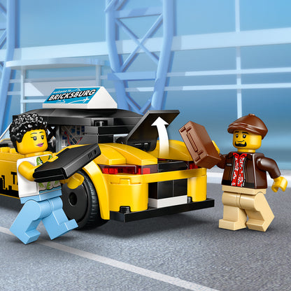 LEGO City Gele Taxi Auto Bouwpakket met Speelgoed voor Kinderen 60487