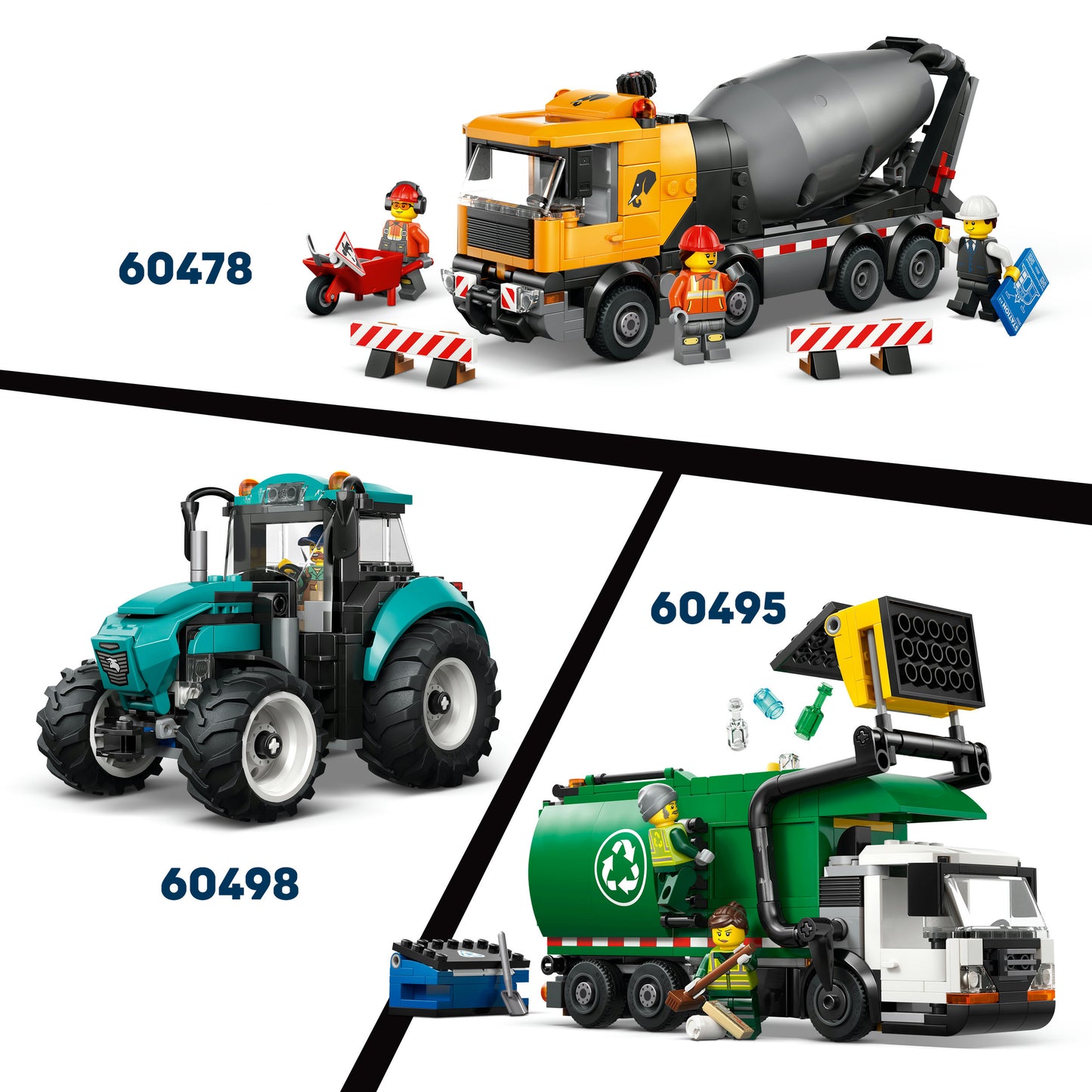 LEGO® City Sneeuwploeg Speelgoedtruck - Bouwset van Modeltruck met Minifiguur van Chauffeur - 60490