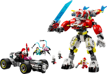 LEGO Cooper's Tiger Mech and Zero's HotRod 71497 Dreamzzz
