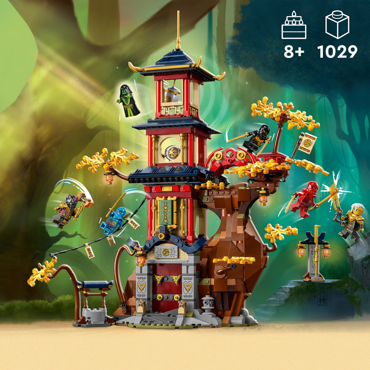 LEGO Temple of the Dragon Energy Cores 71795 Ninjago