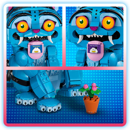 LEGO KPop Demon Hunters Derpy Tiger en Sussie Bird K-Pop Speelgoed voor Kinderen met 2 Dieren Figuren en Bloempot - Kinderkamer Decoratie - Cadeau voor Meisjes, Jongens en Fans vanaf 9 Jaar 72537