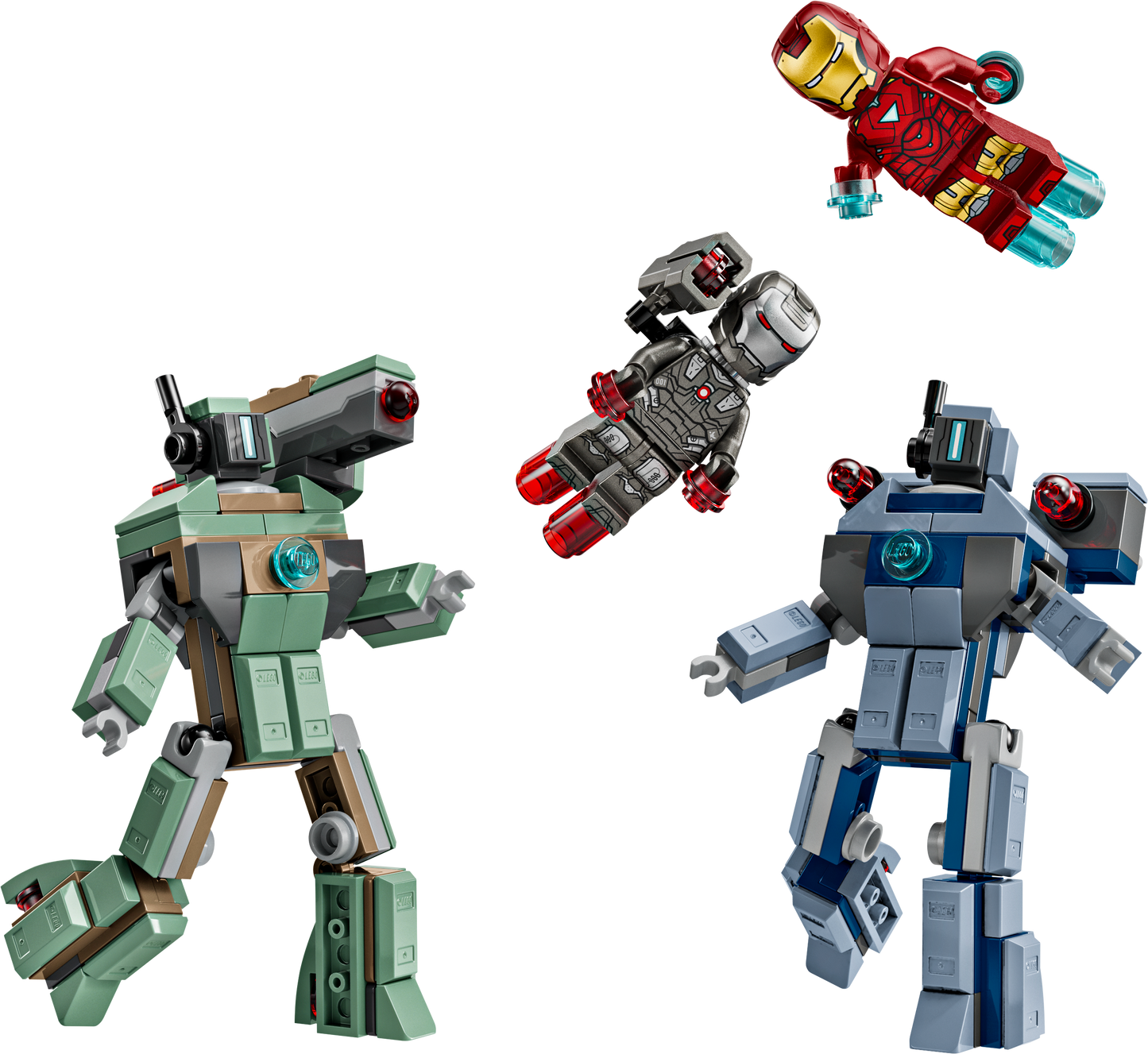 LEGO Iron Man en War Machine vs. Hammer Drones 76320 Superheroes