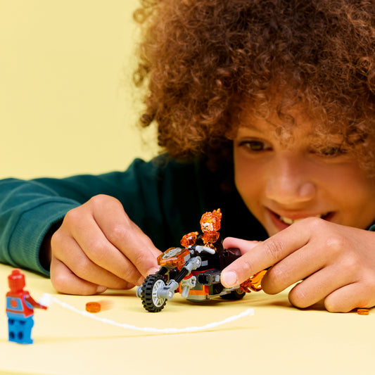 LEGO Marvel Spider-Man vs. Ghost Rider Motor Speelgoed voor Kinderen 76335