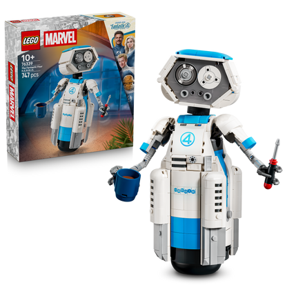 LEGO ǀ Marvel The Fantastic Four H.E.R.B.I.E.- Superhelden Bouwpakket voor Kinderen vanaf 10 Jaar - Kinderkamer Decoratie - Verstelbare Speelgoed Robot - Cadeau voor Jongens en Meisjes - 76339
