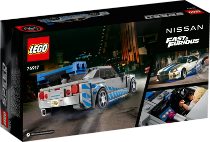 LEGO 2 The Fast 2 Furious Nissan Skyline GT-R (R34) 76917 Speedchampions