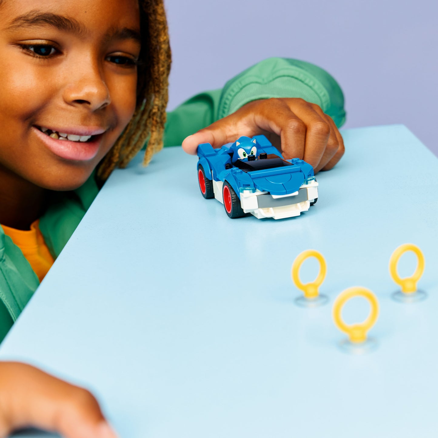 LEGO Sonic the Hedgehog Sonic: Speedster Lightning - Auto Bouwpakket voor Kinderen - 77117