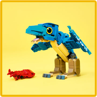 LEGO Jurassic World Babydinosaurus Pteranodon - Dinosaurus Speelgoed voor Kinderen vanaf 7 Jaar - Verstelbare Dino en Inktvis - Schattige Kinderkamer Decoratie - Cadeau voor Jongens en Meisjes 77977