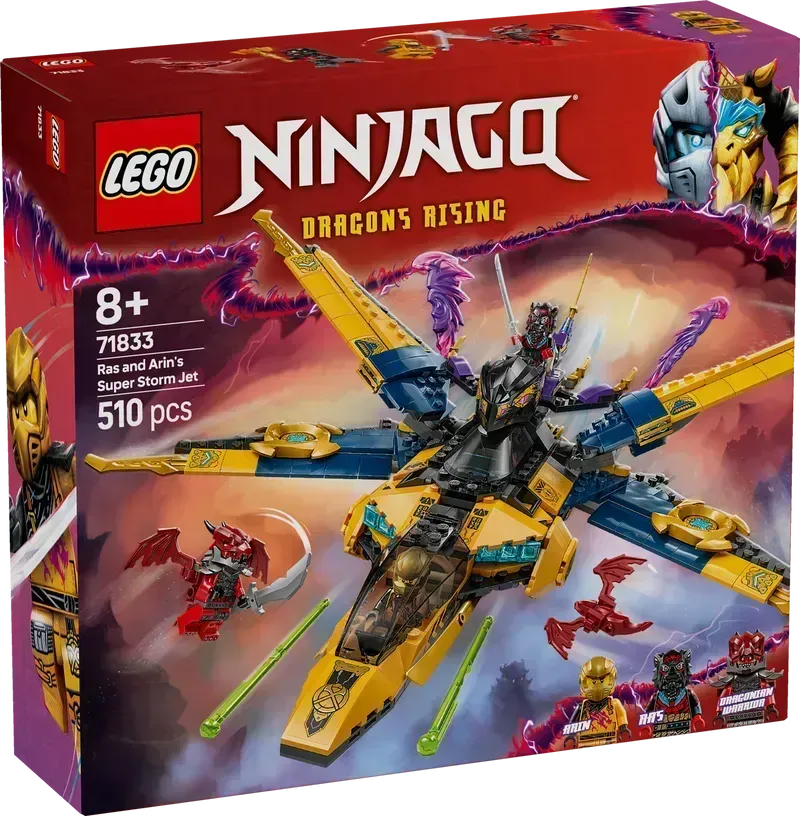 LEGO Ras & Arin's Super Storm Plane 71833 Ninjago