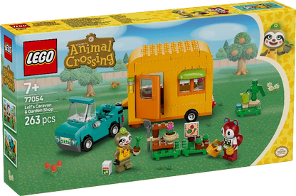 LEGO 77054 Leif's Caravan &amp; Garden Shop: Bring the enchanting world of Animal Crossing into your home