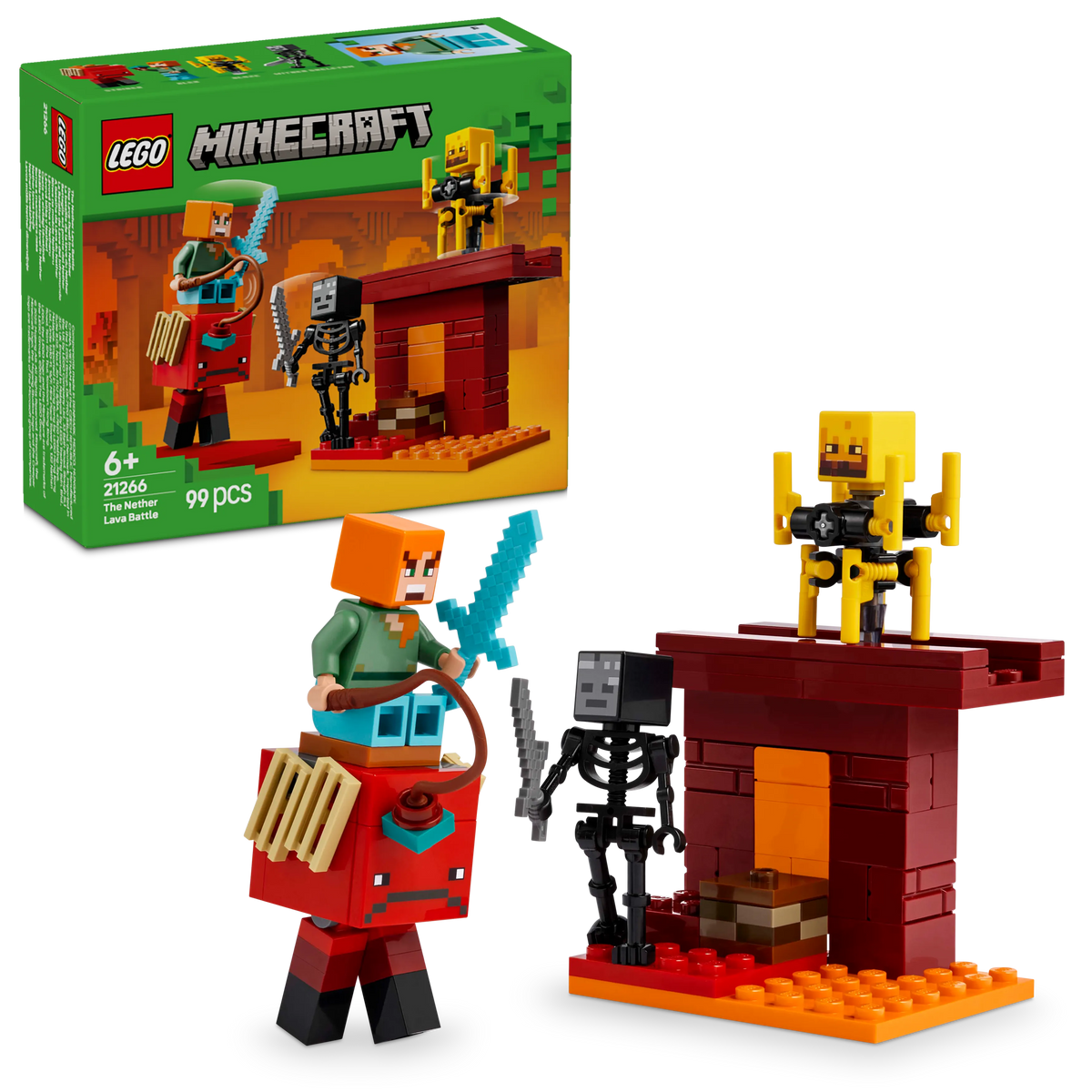 LEGO The Nether Lava Battle 21266 Ninjago