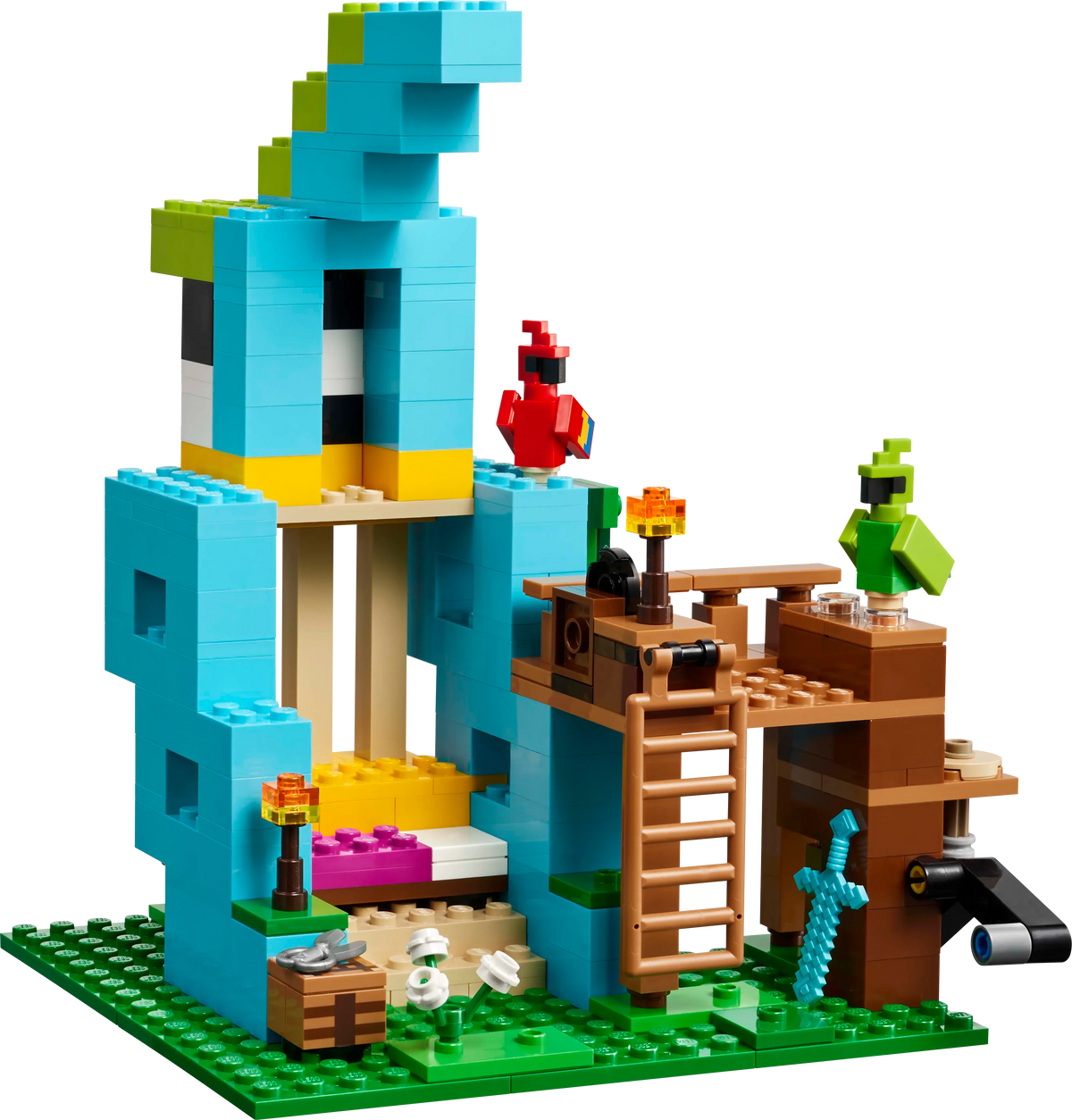 LEGO The Parrot Houses 21282 Minecraft