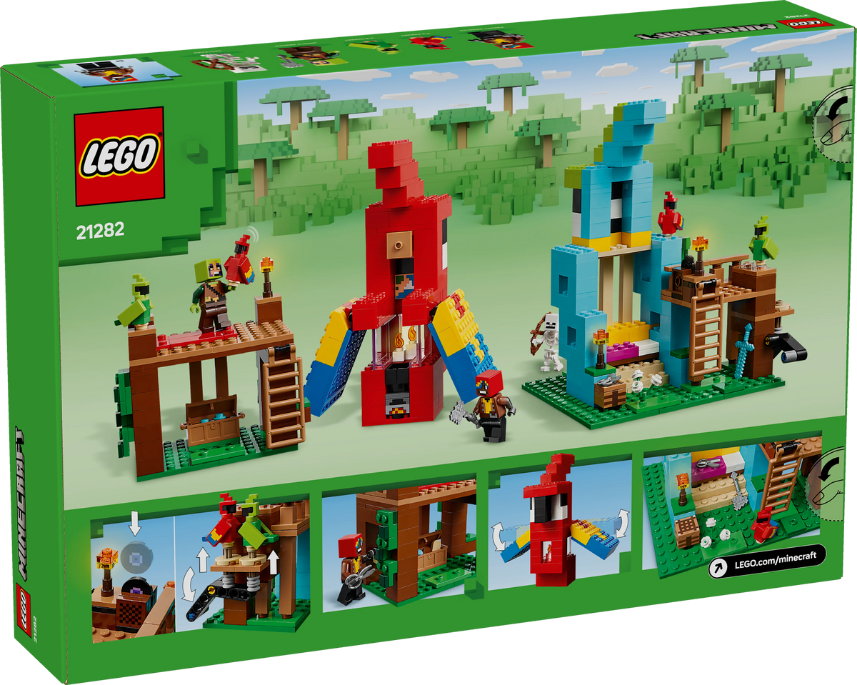 LEGO The Parrot Houses 21282 Minecraft