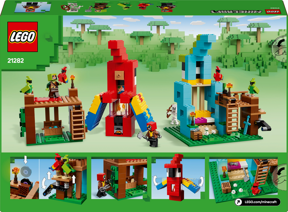 LEGO The Parrot Houses 21282 Minecraft