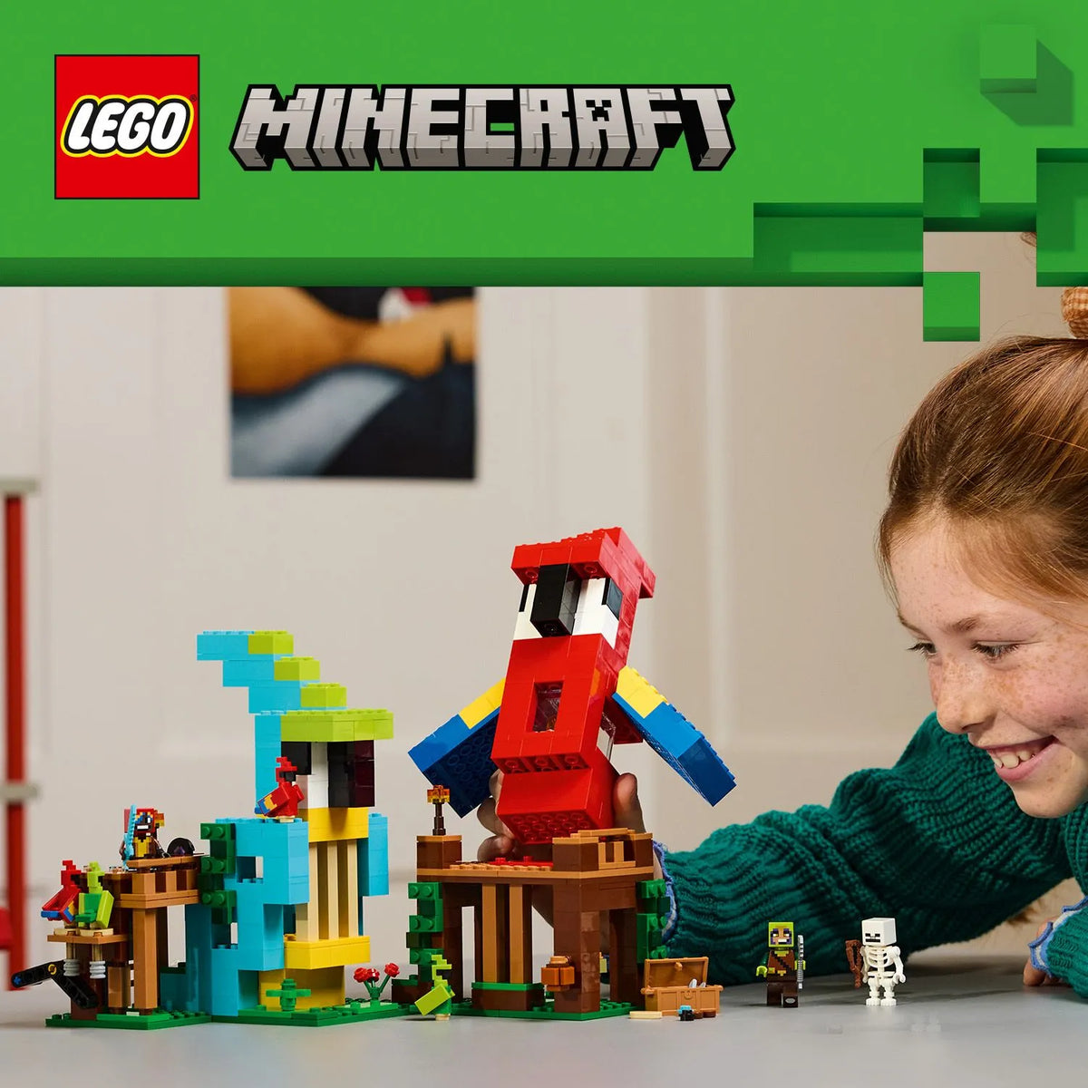 LEGO The Parrot Houses 21282 Minecraft