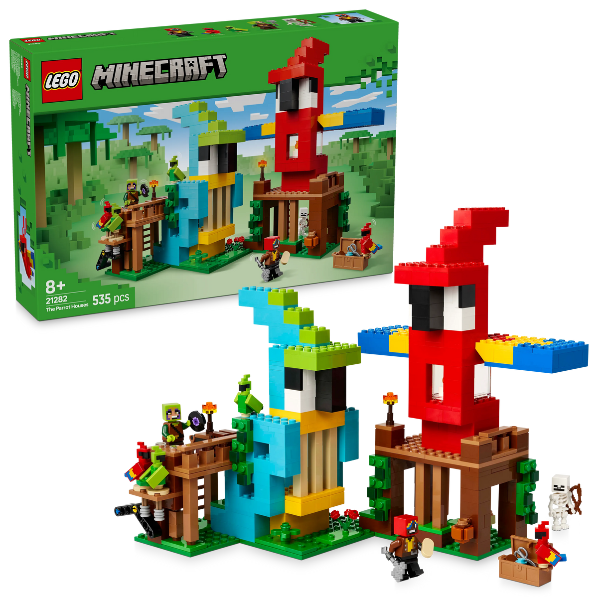 LEGO The Parrot Houses 21282 Minecraft
