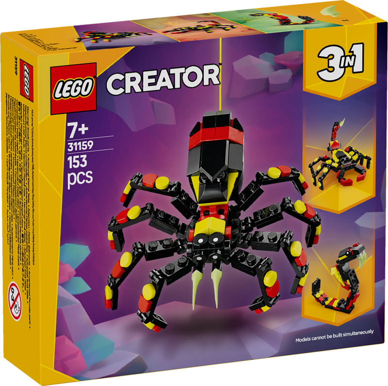 LEGO Wild Animals: Thrilling Spider 31159 Creator 3-in-1