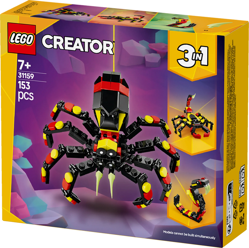 LEGO Wild Animals: Thrilling Spider 31159 Creator 3-in-1