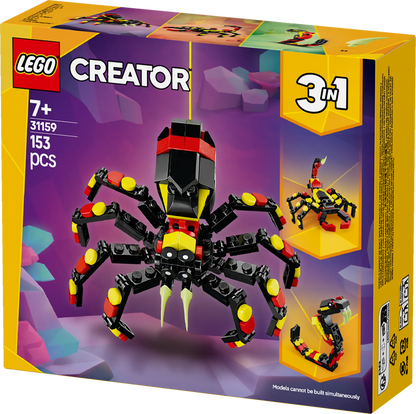 LEGO Wild Animals: Thrilling Spider 31159 Creator 3-in-1