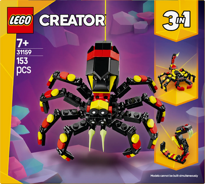 LEGO Wild Animals: Thrilling Spider 31159 Creator 3-in-1