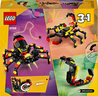LEGO Wild Animals: Thrilling Spider 31159 Creator 3-in-1