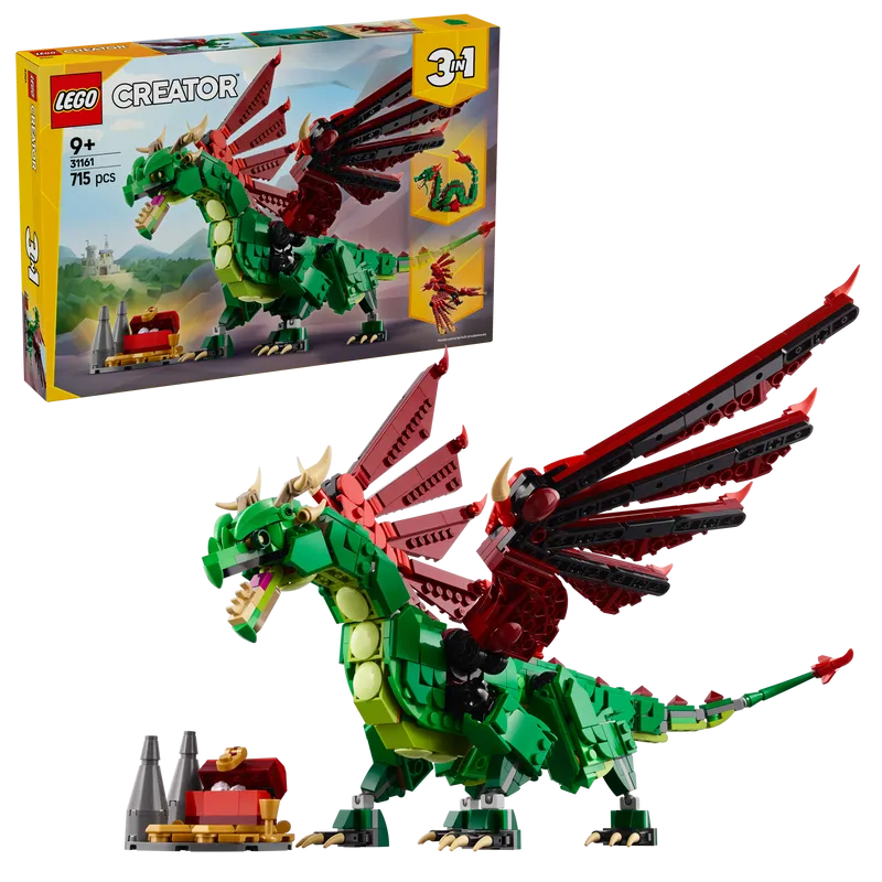 LEGO Medieval Dragon 31161 Creator 3-in-1