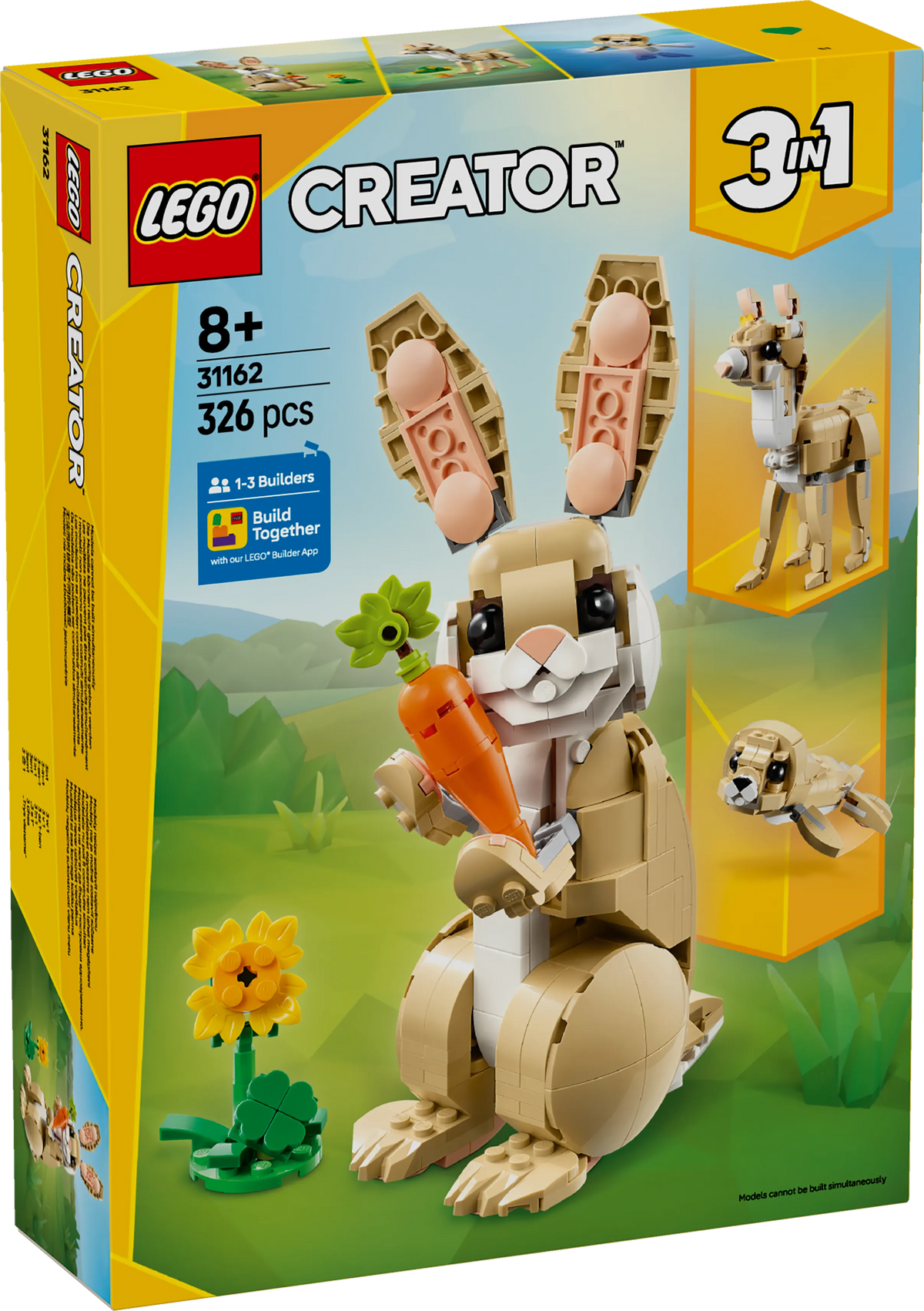 LEGO Cute Bunny 31162 Creator 3-in-1