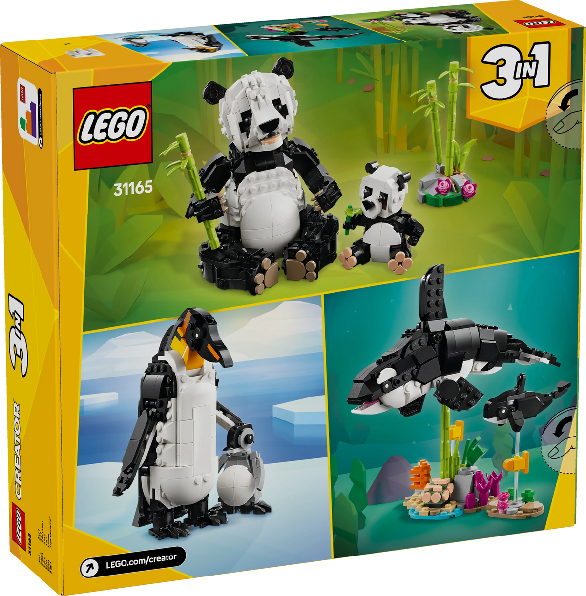 LEGO Wild Animals: Panda Family 31165 Creator 3-in-1