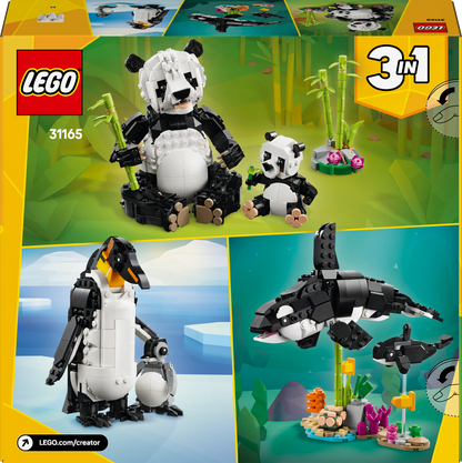LEGO Wild Animals: Panda Family 31165 Creator 3-in-1