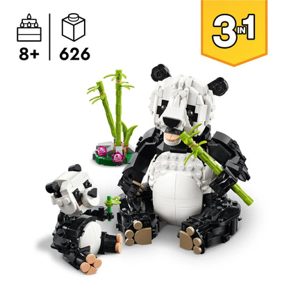 LEGO Wild Animals: Panda Family 31165 Creator 3-in-1