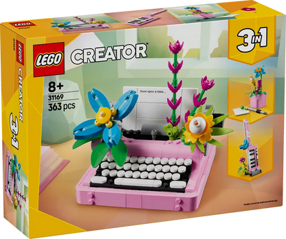 LEGO Typewriter with Flowers 31169 Creator 3-in-1