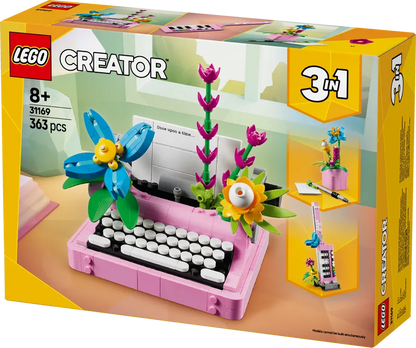 LEGO Typewriter with Flowers 31169 Creator 3-in-1