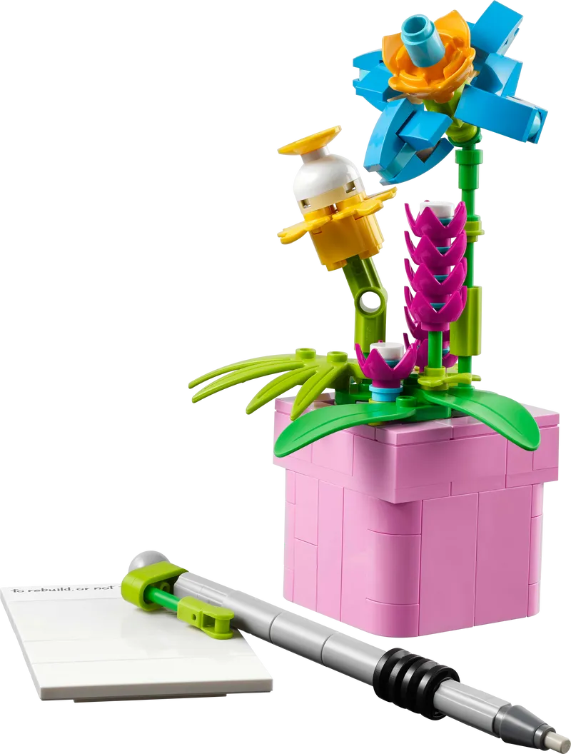 LEGO Typewriter with Flowers 31169 Creator 3-in-1