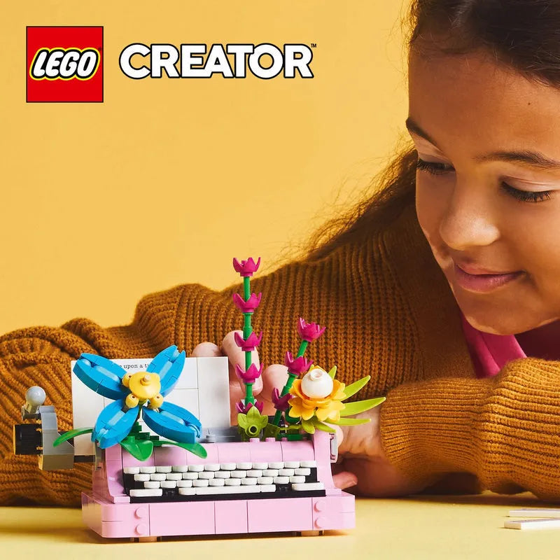 LEGO Typewriter with Flowers 31169 Creator 3-in-1