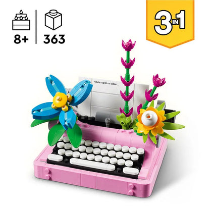 LEGO Typewriter with Flowers 31169 Creator 3-in-1