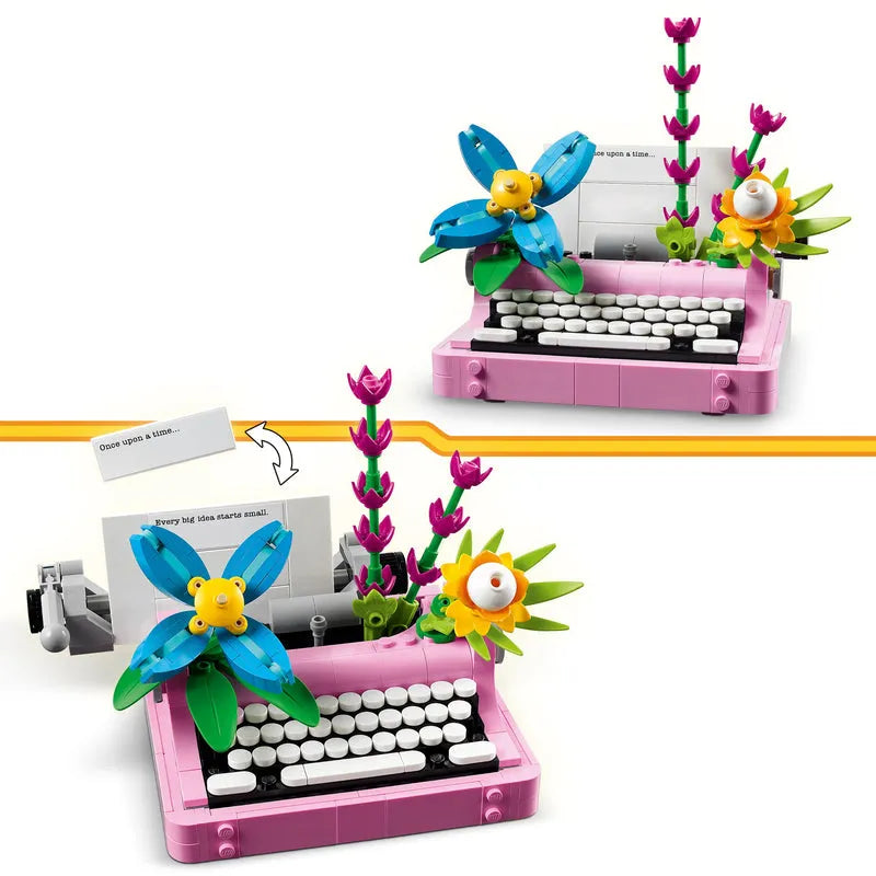 LEGO Typewriter with Flowers 31169 Creator 3-in-1