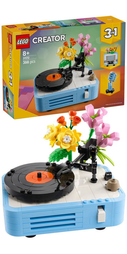 LEGO Record Player with Flowers 31172 Creator