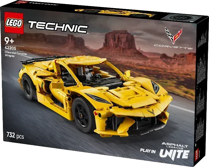 LEGO 42205 Chevrolet Corvette Stingray Een sportieve sensatie voor LEGO-fans
